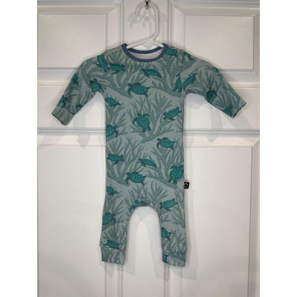 Rags To Raches Turtle Romper Size 0-3 Months